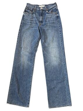 Mother The Maven Heel Jeans Size 28 High Rise Straight Leg Medium Wash